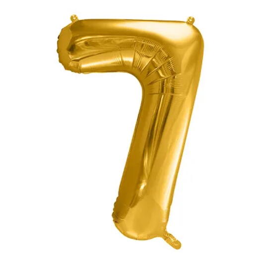 Balloon «7» gold