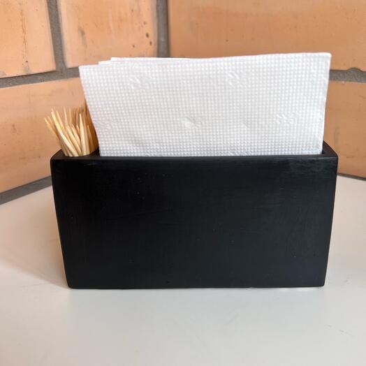 Салфетница черный графит