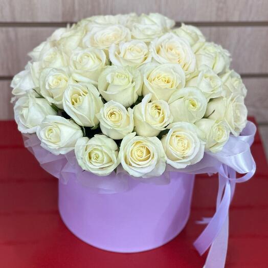 Цветы в коробке 35