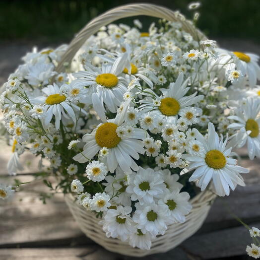 Корзина с цветами