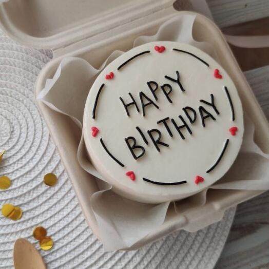 Бенто в боксе "Happy birthday"
