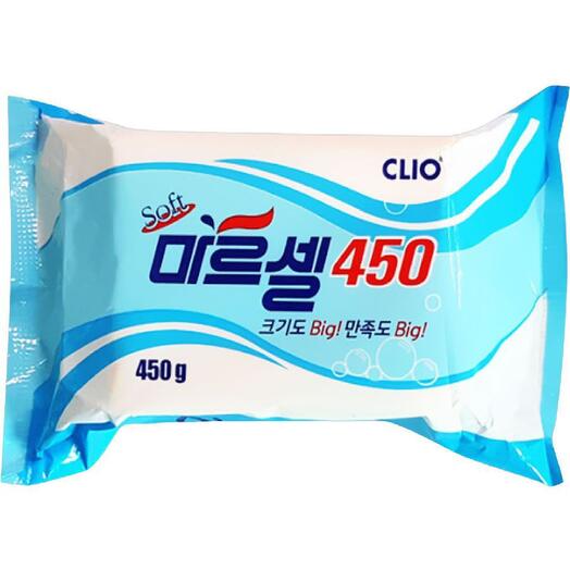 Clio Мыло хозяйственное кусковое Marcel Soft Big Laundry Soap - 450 г