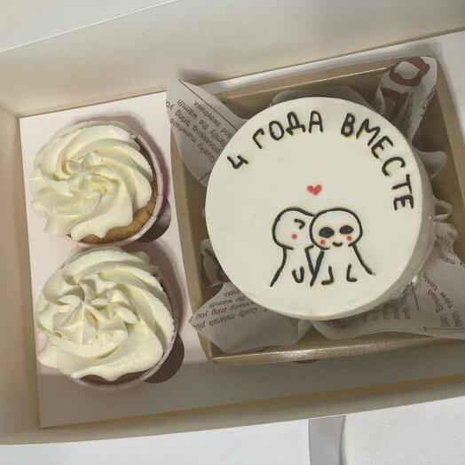 This is a cupcake cake