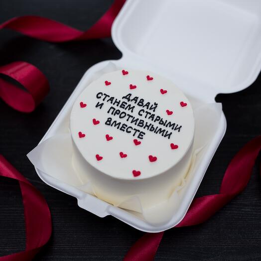 Бенто-торт для второй половинки