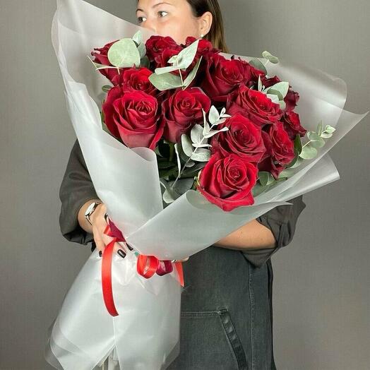 15 бархатных роз️