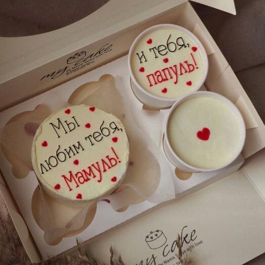 Сладкий  набор  бенто+капкейки