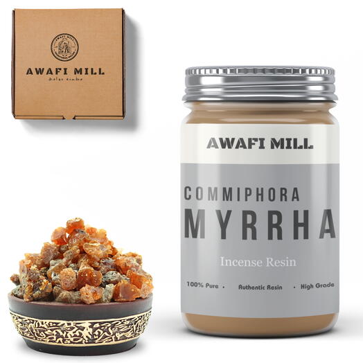 AWAFI MILL Myrrh Essence | Aromatic Resin - Bottle of 100 Gram