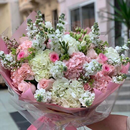 Bouquet pastel printemps