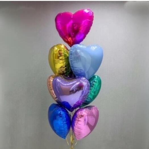 A set of balls Bright holiday 8 in 1