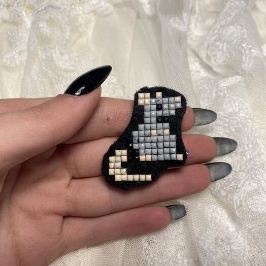Брошь мозайка