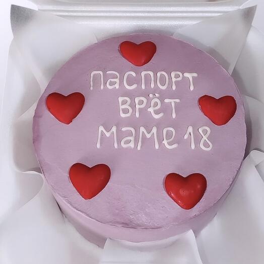 Бенто торт паспорт врёт