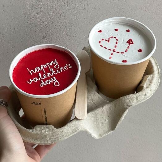 Торт в стакане (cake to go)2 шт