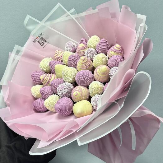 Букет из клубники в шоколаде 💜