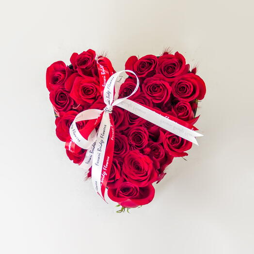 Red Heart Rose
