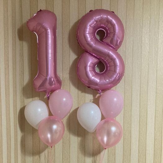 Шары на 18 лет девушке