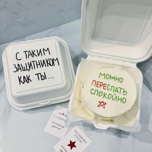 Бенто торт на 23 февраля