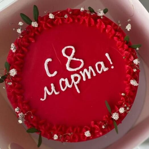 Бенто-торт "На 8 марта 2"