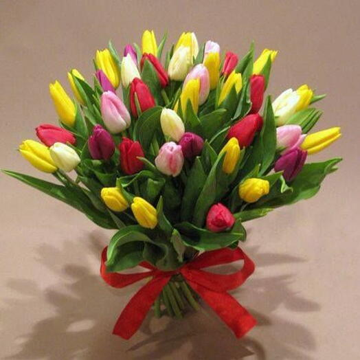 41 Mix Tulips Arrangement