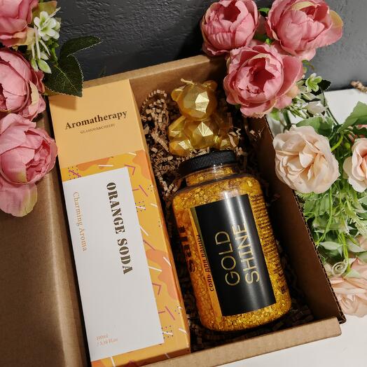 Подарочный набор "Home box" апельсиновая сода