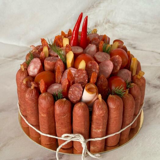 Мясной торт