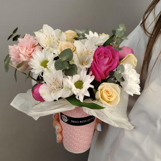 Cóctel de flores vivas