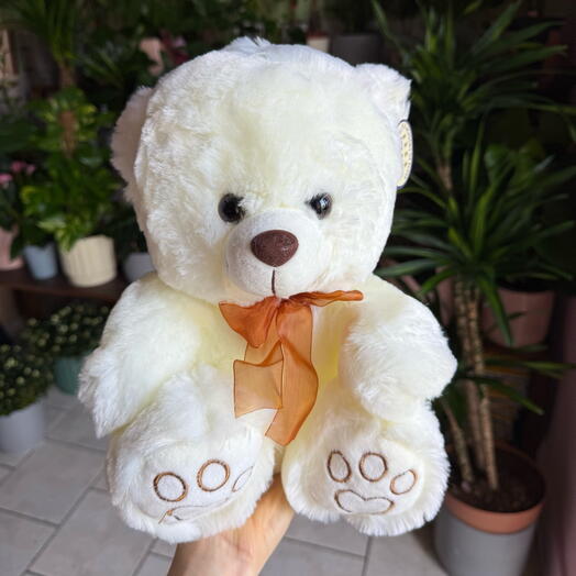 Krem rəngli plyuş oyuncaq