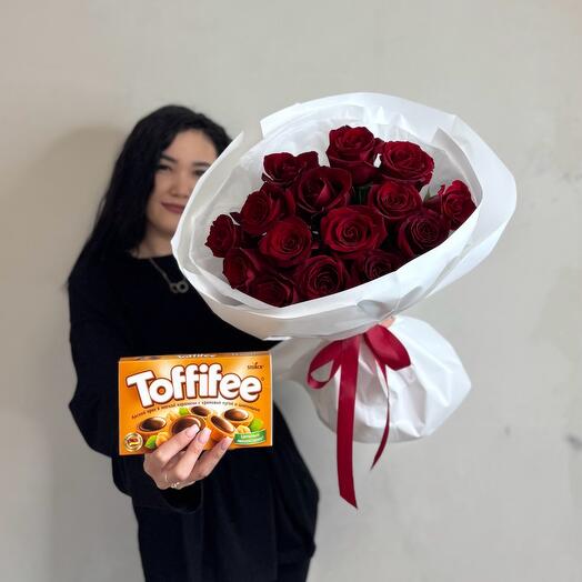 Сладкое комбо (букет и тофифи)