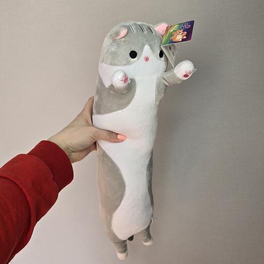 Кот батон серый