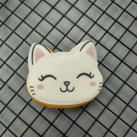 Пряник медово- имбирный Киска 1 шт