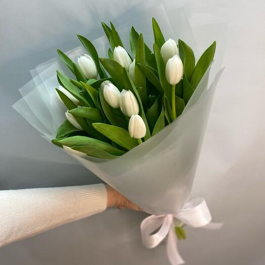 White tulips