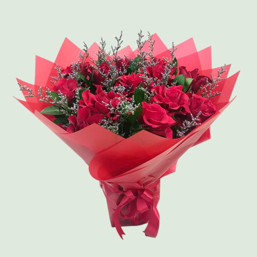 Radiant Red Embrace
