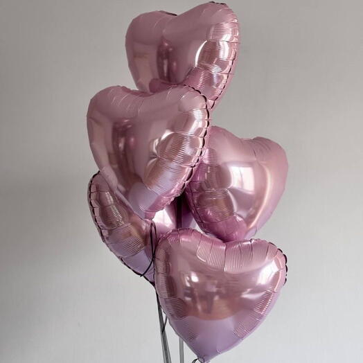 Heart balloon set