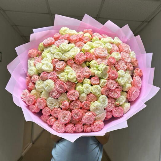 Кустовая роза микс