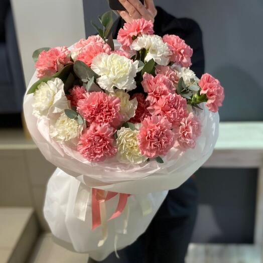 Букет из  25 диантусов 😍