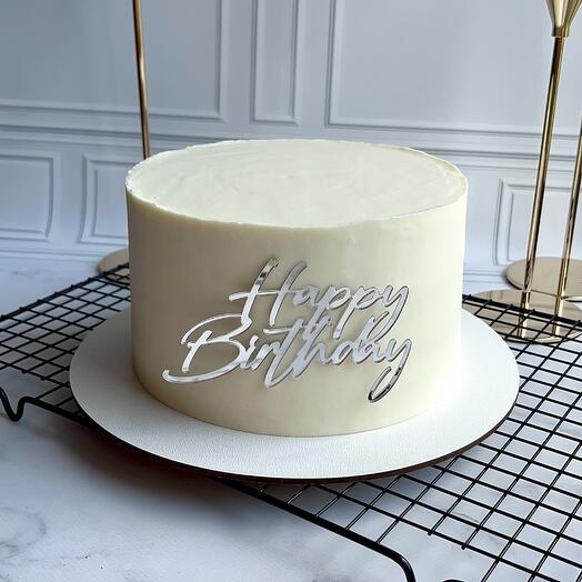 Торт на день рождения «Happy birthday