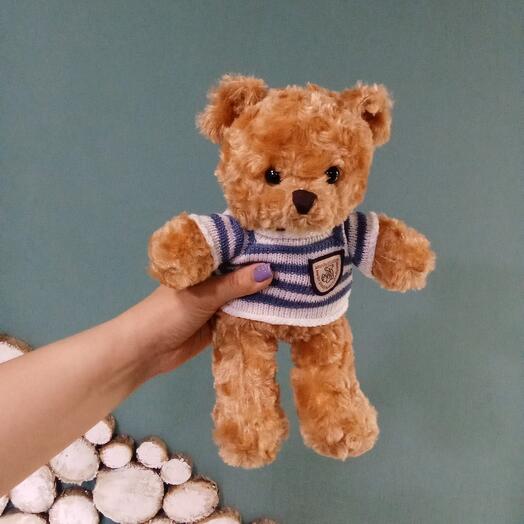 Игрушка медведь в кофте 25 см