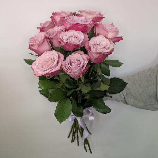 Букет роз Infused Pink 11 шт