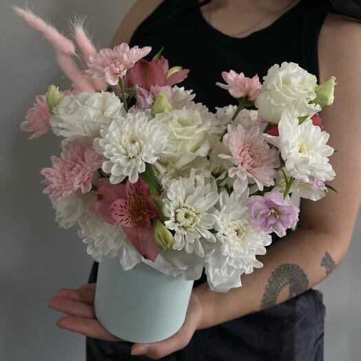 Композиция в шляпной коробке 🌸