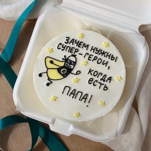 Бенто-торт для папы супер-героя