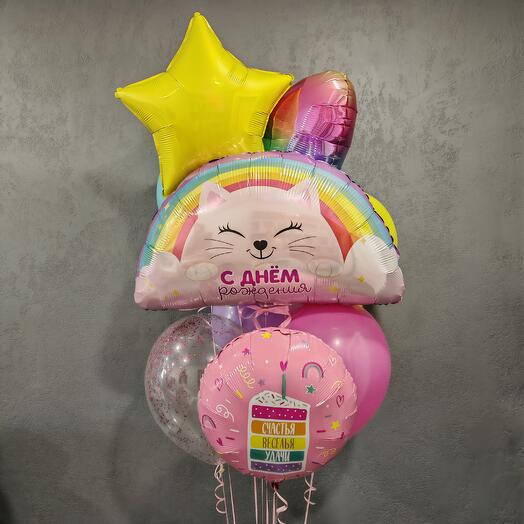 Набор воздушных шаров "Радуга пожеланий"