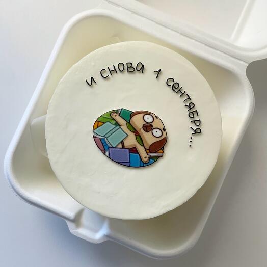 Бенто торт «и снова первое сентября»