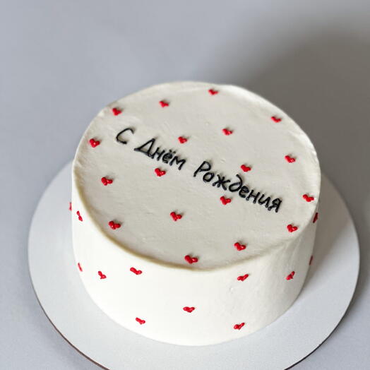 Мини торт 1,3 кг «С Днём Рождения»