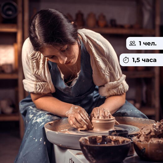 The atmosphere of creativity. Pottery workshop