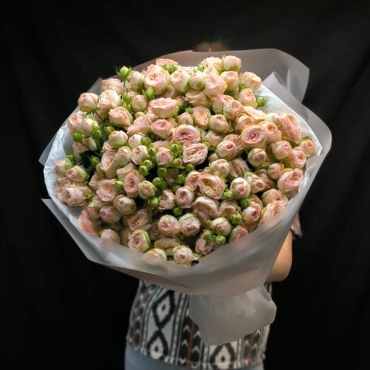 Кустовые пионовидные розы 🥀