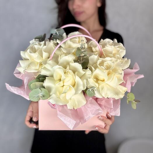 Воздушные Французские розы в сумочке 💕