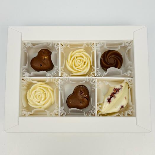 Набор из шоколадных конфет (бельгийский шоколад,6шт)