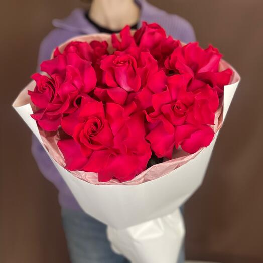 Французские розы, букет из 7 роз