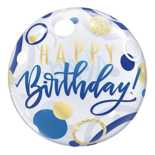 Happy Birthday Blue Balloon