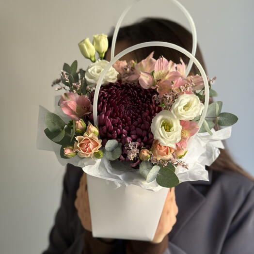 Композиция Осенний акцент, букет 655