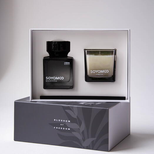 Набор диффузор и свеча Soyamoo Zen tea